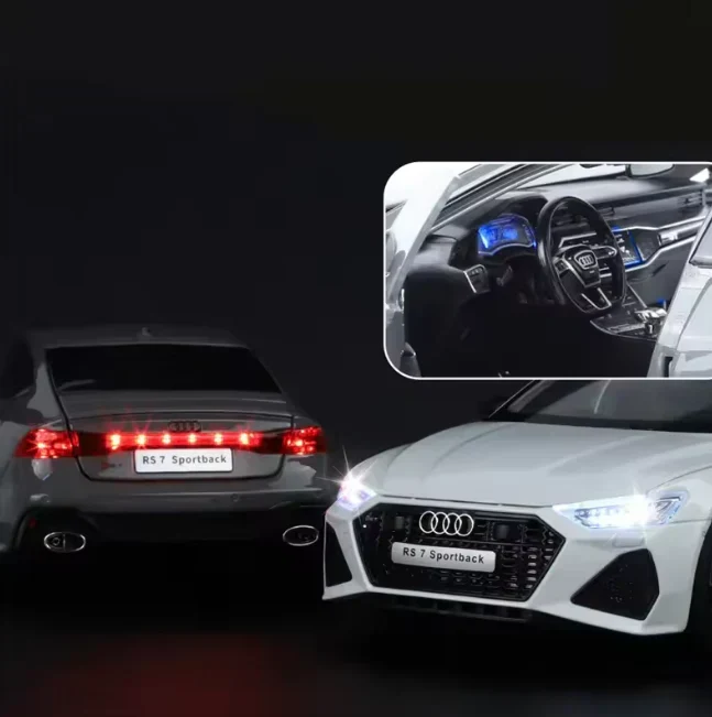 Premium Quality 1:18 Scale Audi RS7 Sportback Inspired Collectible Toy Car Featuring Detailed Interior and Handheld Remote Drive.????? (4.9/5)